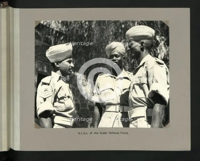 N.C.O.s of the Sudan Defence Force, 1964. Creators: Colonial Office, Unknown.