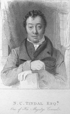N. C.Tindal, Esq., One of Her Majesty's Counsel c1820. Creator: T Wright