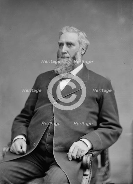 N.G. Ordway, Brady orig., between 1870 and 1880. Creator: Mathew Brady.
