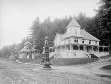 N.H. Veterans Association encampment buildings, Lake Winnipesaukee, N.H., between 1900 and 1906. Creator: Unknown