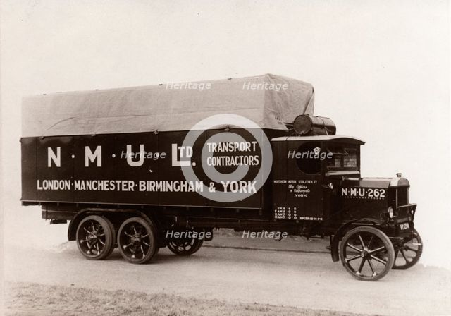 NMU (Northern Motor Utilities) Bomber lorry, 1924. Artist: Unknown