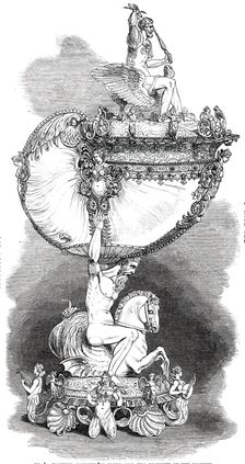 No. 1. - Nautilus, Mounted in Silver-Gilt, the Property of Her Majesty, 1850. Creator: Unknown