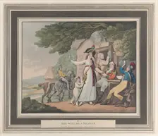 No. 1: She Will Be A Soldier, May 1, 1798. Creator: Heinrich Schutz