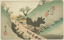 No. 16: Annaka, from the series "Sixty-nine Stations of the Kisokaido (Kisokaido...", c. 1835/38. Creator: Ando Hiroshige