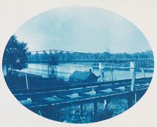 No. 186. Chicago, Burlington & Northern Rail Road Bridge Across Mouth of St Croix River, 1891. Creator: Henry Bosse