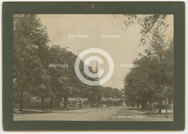 No. 18, Upper Broad Street, ca. 1895. Creator: A. W. Möller.