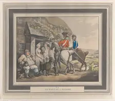 No. 2: He Won't Be A Soldier, May 1, 1798. Creator: Heinrich Schutz