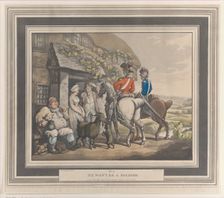 No. 2: He Won't Be A Soldier, May 1, 1798. Creator: Heinrich Schutz