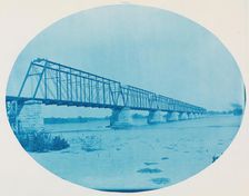 No. 204. Iowa Central Railway Bridge at Keithsburg, Illinois, 1889. Creator: Henry Bosse