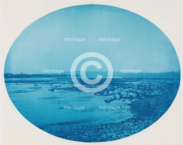 No. 21. Rocks and Dam below Frenchman's Bar (Low Water), 1889. Creator: Henry Bosse.