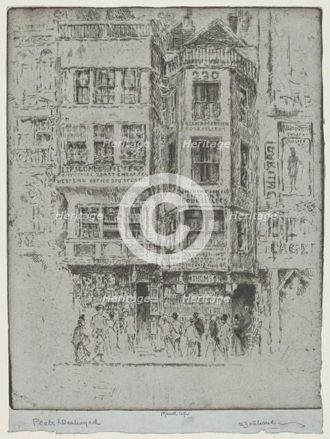 No. 230 Strand, 1903. Creator: Joseph Pennell.