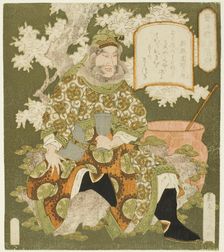 No. 3: Zhang Fei (Sono san: Chohi), from the series "Three Heroes of Shu (Shoku sanketsu)", c. 1824. Creator: Gakutei