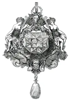 No. 376. - Gold Pendant, attributed to Cellini, 1850. Creator: Unknown