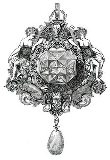 No. 376. - Gold Pendant, attributed to Cellini, 1850. Creator: Unknown