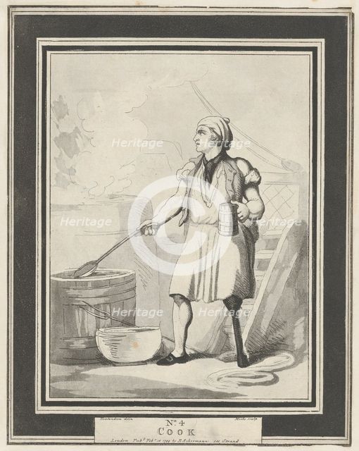 No. 4: Cook, February 15, 1799. Creator: Henri Merke.