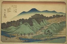 No. 45: Ochiai, from the series "Sixty-nine Stations of the Kisokaido (Kisokaido...c. 1835/38. Creator: Ando Hiroshige