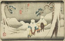 No. 47: Oi, from the series "Sixty-nine Stations of the Kisokaido (Kisokaido rokujukyu...", c1835/38 Creator: Ando Hiroshige