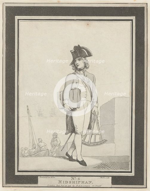 No. 5: Midshipman, February 15, 1799. Creator: Henri Merke.