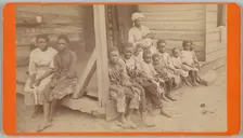 No. 615, The Way the Negro Race is Dying Out: Mrs. Whitaker and her Children 1871-1896. Creator: J. A. Palmer