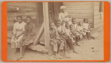 No. 615, The Way the Negro Race is Dying Out: Mrs. Whitaker and her Children 1871-1896. Creator: J. A. Palmer