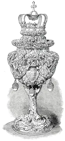 No. 67. - Silver Cup given by Charles II. to the Barber-Surgeons Company, 1850. Creator: Unknown
