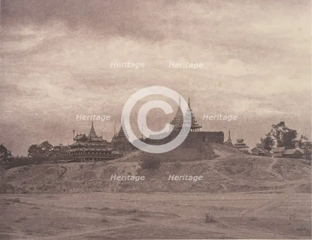 No. 7. Ye-nan-gyoung. Pagoda and Kyoung., August 14-16, 1855. Creator: Captain Linnaeus Tripe.