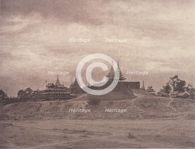 No. 7. Ye-nan-gyoung. Pagoda and Kyoung., August 14-16, 1855. Creator: Captain Linnaeus Tripe.