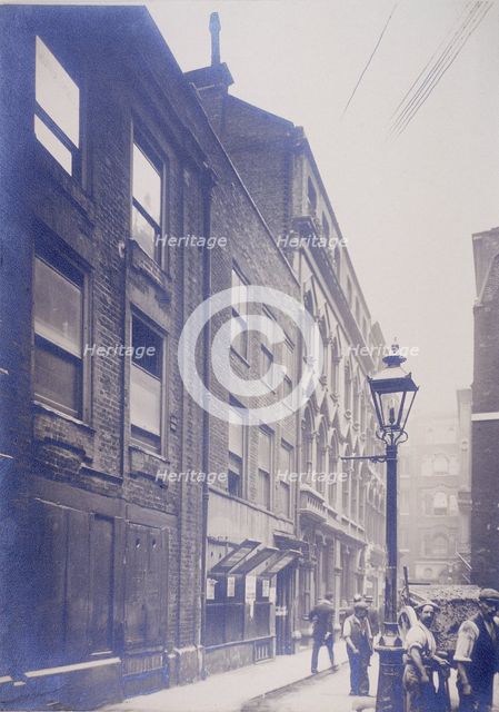 No 7 Angel Court, London, 1911. Artist: Anon