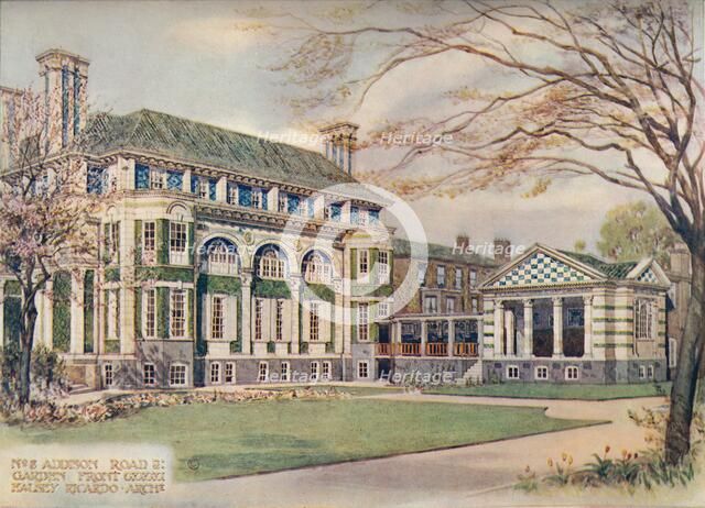 'No. 8 Addison Road, Kensington', 1907. Artist: Thomas Hamilton Crawford.