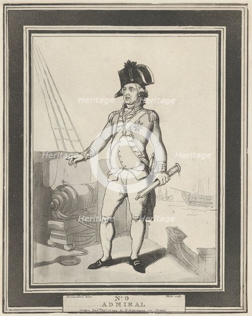 No. 9: Admiral, February 15, 1799. Creator: Henri Merke.