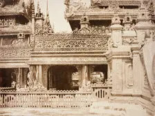 No. 92. Amerapoora. Another part of the Balcony of Kyoung No. 86 [Maha-too-lo-Bounghian..., 1855. Creator: Captain Linnaeus Tripe