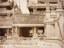 No. 92. Amerapoora. Another part of the Balcony of Kyoung No. 86 [Maha-too-lo-Bounghian..., 1855. Creator: Captain Linnaeus Tripe