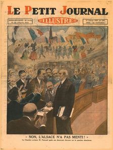 No, Alsace did not lie! 1929. Creator: Unknown