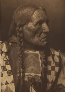 No Bear, Atsina, 1908. Creator: Edward Sheriff Curtis