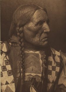 No Bear, Atsina, 1908. Creator: Edward Sheriff Curtis
