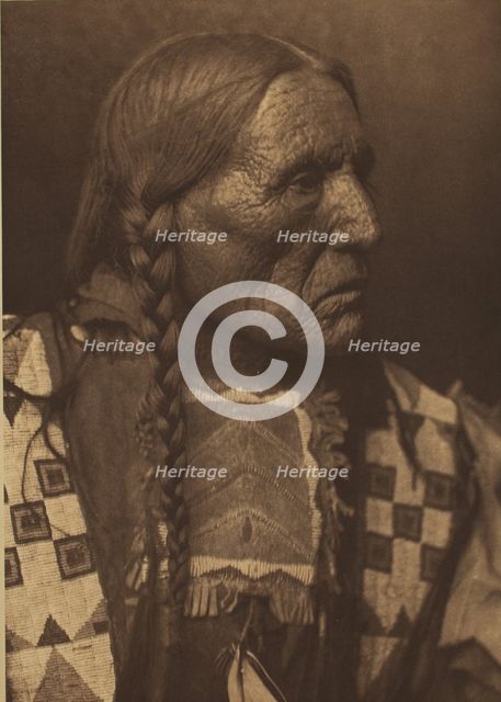 No Bear, Atsina, 1908. Creator: Edward Sheriff Curtis.