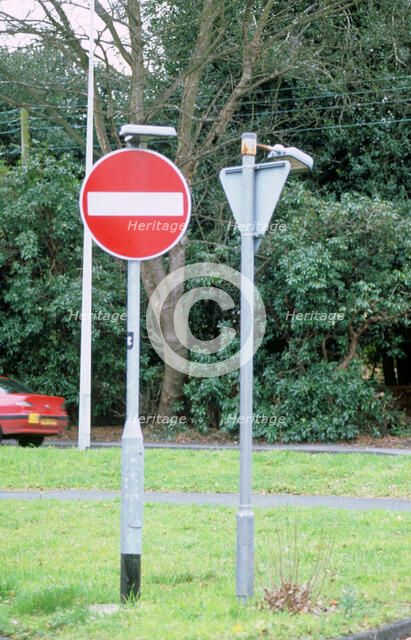 No Entry, Road sign. Artist: Unknown.