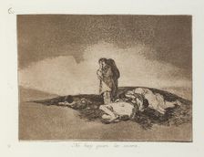 No hay quien los socorra.; Los Desastres de la Guerra, Madrid 1863. Creator: Francisco Goya