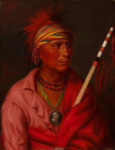 No Heart (Nan-che-ning-ga), 1837. Creator: Charles Bird King