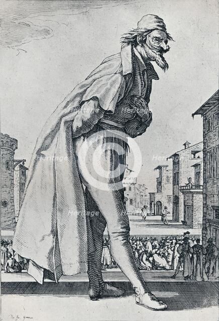 No. IV.- The Great Pantalon, c1620-1635, (1924). Artist: Jacques Callot