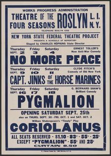 No More Peace 1, Roslyn, NY, 1937. Creator: Unknown