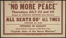 No More Peace, [193-]. Creator: Unknown