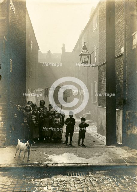 No Man's Yard, Newington Street, Sneinton, Nottingham, Nottinghamshire, c1912. Creator: Unknown.