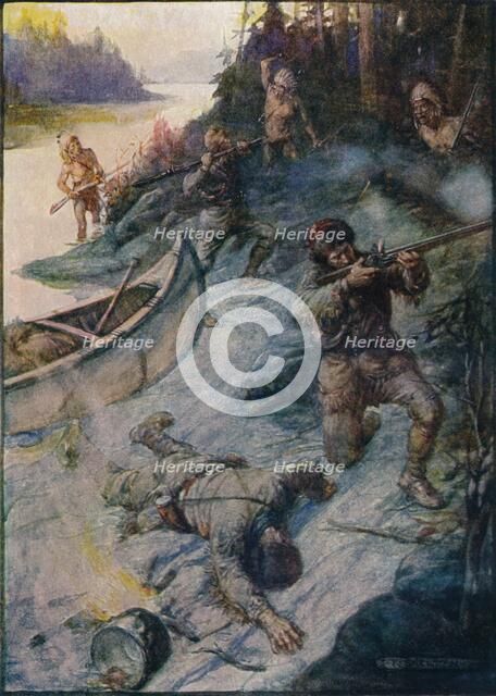 'No Man Was Safe, No Life Was Safe', 1908, (c1920). Artist: Joseph Ratcliffe Skelton.