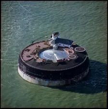 No Mans Land Fort, Ryde, 2002. Creator: Aerofilms
