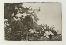 No se convienen.; Los Desastres de la Guerra, Madrid 1863. Creator: Francisco Goya