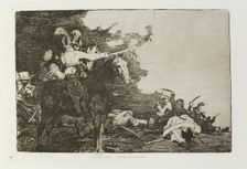 No se convienen.; Los Desastres de la Guerra, Madrid 1863. Creator: Francisco Goya