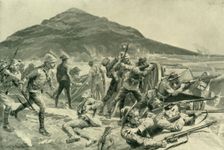 "No Surrender!" The Defence of Fort Italia on September 26, 1901 1902. Creator: Richard Caton Woodville II