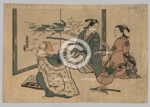 No Title, 1742-1755. Creator: Okumura Masanobu (Japanese, 1686-1764).