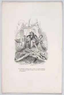 Not only can the Parisian engage in a strengthening exercise; but he acquires the safety o..., 1843. Creator: Jean Ignace Isidore Gerard